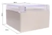 Supplied with neoprene lid sealing gasket. With the seal installed, these enclosures meet IP65 dust and hose proof standard. Supplied with a transparent lid (available with a solid grey lid, see H0302). PCB mounting points are moulded into the enclosure b