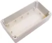 Supplied with neoprene lid sealing gasket. With the seal installed, these enclosures meet IP65 dust and hose proof standard. Supplied with a transparent lid (available with a solid grey lid, see H0306) PCB mounting points are moulded into the enclosure ba