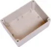 Supplied with neoprene lid sealing gasket. With the seal installed, these enclosures meet IP65 dust and hose proof standard. Supplied with a transparent lid (available with a solid grey lid, see H0307). PCB mounting points are moulded into the enclosure b