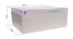 Supplied with neoprene lid sealing gasket. With the seal installed, these enclosures meet IP65 dust and hose proof standard. Supplied with a transparent lid (available with a solid grey lid, see H 0310). PCB mounting points are moulded into the enclosure 