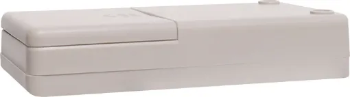 ABS project box ideal for DMM adaptors, test gear, remote controls etc. Features battery compartment with screw on cover and PCB mounting points.
H 0342 Dimensions 130L x 25H x 68W mm.