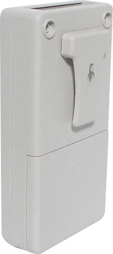 Handy grey plastic belt clip. Suits black cases H0342, H0345. Can be used for the grey cases H0343 and H0346.