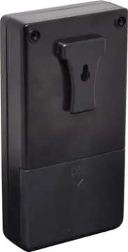 Black Handheld Box Belt Clip Suit H0343/6 Handy black plastic belt clip. Suits black cases H0343, H0346. Can be used for the grey cases H0342 and H0345.