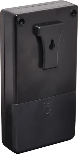 Handy black plastic belt clip. Suits black cases H0343, H0346. Can be used for the grey cases H0342 and H0345.