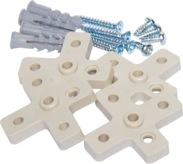 Mounting Feet To Suit IP65 Enclosures These feet suit the above enclosures and do not affect their sealing capabilities. Doubles as a mounting flange for attaching boxes to bulkheads without compromising the seal. Pack contains 4 feet, self tappers to attach to enclosure, wallplugs and self t