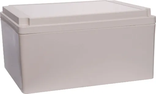 Supplied with neoprene lid sealing gasket. With the seal installed, these enclosures meet IP65 dust and hose proof standard. Six PCB mounting points are moulded into the enclosure base. Lid incorporates a recess for a lexan panel. Ideal for industrial app