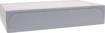114x200x40mm ABS Grey Instrument Case A stylish range of 4 piece snap together, low profile, instrument cases.