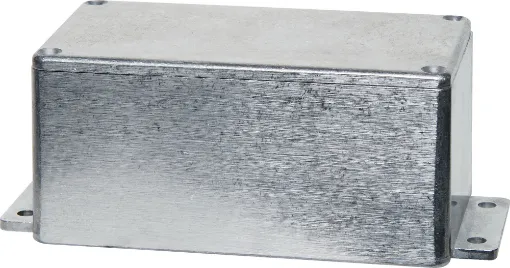 Industrial grade heavy duty die cast boxes with flanged base for easy mounting & access. Sealing gasket included achieving IP66 rating making them ideal for mining, industrial, agricultural and marine use. 7 sizes to choose from. Countersunk lid holes. Di