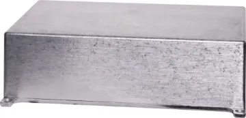 187x118x57 Flanged Diecast Aluminium Box Internal dimensions: 182.2 x 113.2 x 52.5mm.
Heavy duty die cast boxes with flanged lid for easy mounting. They offer a high degree of RFI shielding and are suitable for industrial or automotive use. Available in 6 different sizes for a multitude of applications. All flange and lid holes are countersunk.