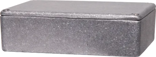 These sturdy boxes offer a high degree of RFI shielding. All models have inbuilt slots for accepting PCB's. Incorporates internal raised lip for the lid to seal against.