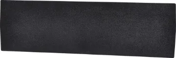 Instrument Case Panel Black Aluminium Suits H0480 Black alumimium panel for H0480, H0481.