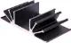 55mm Fan Type Heatsink Black Anodised. Centre channel is wide enough to accept TO-3 devices.
All 105W x 26H mm.