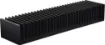 Includes machined mounting surfaces for semiconductors. H 0535, H 0538 and H 0542 have 35mm wide by 6mm flange for semis or PCB's. H 0545 has a machined flat rear surface only. Fins are matt black.
H 0535, H 0538, H 0542 45D x 75H mm.
(not including flang