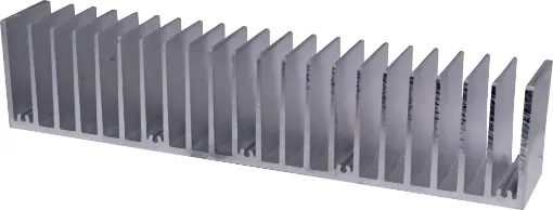 Screw flutes allow fixing to chassis. Machined mounting surface for devices.

