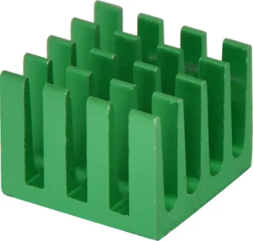 Mini PLCC Chip Adhesive Backed Heatsink - 14 x 14 x 11mm Adhesive backed. Ideal for providing additional cooling to PLCC chips. 
14 x 14 x 11mm