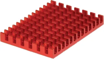 Raspberry Pi Heatsink 40W x 30L x 5Hmm Just peel and stick to cool your Pi 4 chips with a single heatsink. Just 5mm tall so it doesn’t interfere with HATs.