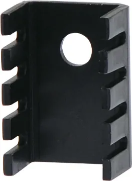 Micro U TO220 PCB Mount Heatsink A=13.3 B=9.6 L=19
L = Overall length
Thermal Res: 24°C/W