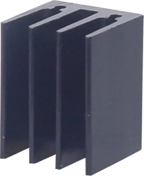 16 x 22mm TO220 PCB Mount Heatsink Length:16mm
Height:22mm
Width:16.5mm
Thermal Res.: 19C/W
PCB hole: 2.2mm