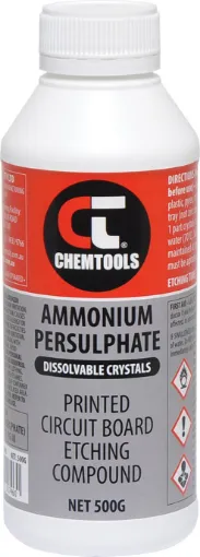 A clean, safe to use etchant, white powder, mix with water 1:5 ratio. 