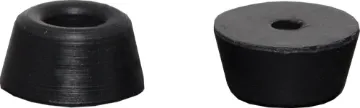 15mm Round Bolt On Rubber Feet Pk 4 Outer Diameter: 15
Height: 7.4
Mounting Hole: 3mm dia.
Pack Qty: 4