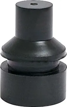 10mm Round Push In Rubber Feet Pk 1000 10mm diameter, requires 8mm Mounting Hole. 5mm chassis clearance. Pack Qty 1000