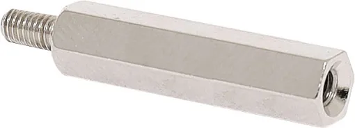 Chrome Plated Brass. Tapped to suit metric M3 machine Screws
Pack of 100pcs. M3 x 25mm.