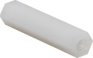 M3 x 25mm Tapped Nylon Spacer Pk 100 Tapped to suit metric M3 machine Screws
Length: 25mm
Pack Qty:100