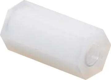 M3 x 12mm Nylon Tapped Spacer Pk 1000 12mm height. Pack of 1000.