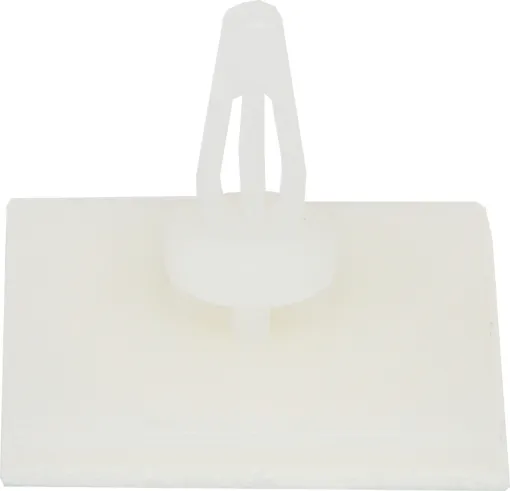 Self adhesive base (20 x 20mm) sticks direct to chassis.  Requires 4mm PCB hole. 
Nylon 66, 94V-2.
Colour : Natural
Standoff Height: 6.4mm
Pack Qty: 10