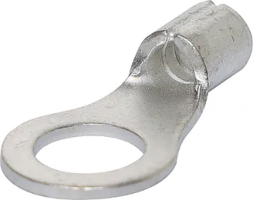 5.3mm Uninsulated Ring Crimp 16-14AWG Pk 10 Uninsulated ring type crimp terminals. Cable entry 1.5-2.5mm2. (16-14AWG). Pack Size: 10pcs.