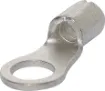 Uninsulated ring type crimp terminals. Cable entry 2.5-4mm2. (14-12AWG). Pack Size: 100pcs.