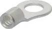 Uninsulated ring type crimp terminals. Cable entry 2.5-4mm2. (12-10AWG). Pack Size: 1000pcs.