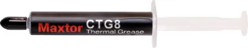 2g Heatsink Thermal Paste Compound Syringe High quality heat transfer thermal paste compound. Used to thermally connect a device to a heatsink to aid heat transfer.
2g Syringe