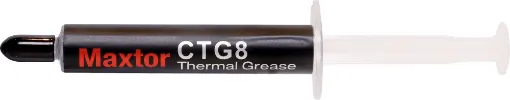 High quality heat transfer thermal paste compound. Used to thermally connect a device to a heatsink to aid heat transfer.

2g Syringe