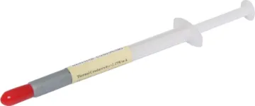 1.0g Silver CPU Heatsink Thermal Paste Syringe This 1.0g Silver CPU Heatsink Thermal Paste Syringe is perfect for improving the temperature of your PC CPU processor or VGA card in your computer