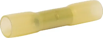 Yellow IP66 Buttsplice Crimp 12-10AWG Pk 100 Cable entry size: 4 - 6mm. Pack of 100. 12-10AWG