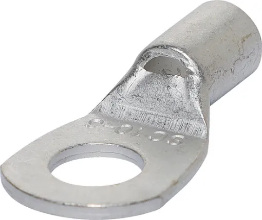 Heavy duty crimp terminal for connecting battery banks. 6mm stud size. Suits 10mm2 cable.
Sold individually.