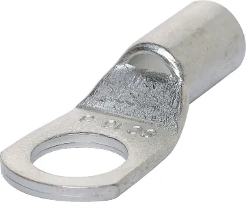 6mm Heavy Duty Ring Crimp 5/6AWG Heavy duty crimp terminal for connecting battery banks. 6mm stud size. Suits 16mm2 cable.
Sold individually.