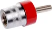 A pair of M6 SAE battery posts marked as positive and negative. Suitable for batteries fitted with an M6 recessed bolt terminal. Manufactured using high quality materials for a reliable connection. 

