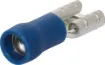 Spade type with double crimp	

Wire: 1.5 - 2.5mm&Oslash 
Stud: 6.3mm 
Max. voltage: 300V	