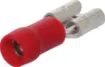 Spade type with double crimp	

Wire: 1.5 - 2.5mm&Oslash 
Stud: 6.3mm 
Max. voltage: 300V	