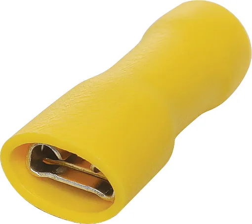 Spade type with double crimp. Pack of 100.