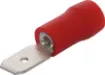 Spade type with double crimp. Pack of 10.