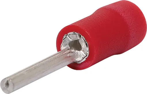 Single wire pin terminals. Cable entry 0.5-1.0mm2.