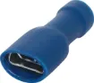 Spade type with double crimp