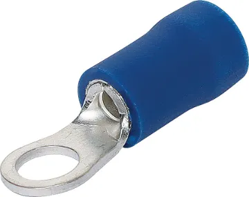 Blue 4mm Ring Crimp Pk 100 Wire: 1.5 - 2.5mm
Stud: 4
Pack QTY: 100
