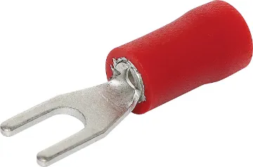 Red 4mm Fork Crimp Pk 1000 Wire: 0.75 - 1.0mm
Stud: 4
Pack QTY: 100