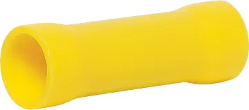 Yellow Buttsplice Crimp Pk 100 Cable entry size: 4 - 6mm2.
