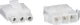 3 Way 14A Male And Female Inline Connector Supplied with crimp pins. Pins crimp (or solder) onto cable and then snap into place inside the connector. Both the plug and socket are inline type, though can also be chassis mounted.
Rated at up to 300V AC/DC, these compact connectors will withstand1,5