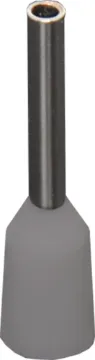 Grey 2.5mm Ferrule Terminals Pk 100 2.5mm